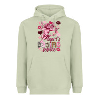 Matcha Cupid's dating service Valentine's Day Heavyweight Hoodie - HowdyJamesFarm