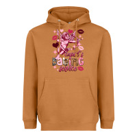 Meerkat Cupid's dating service Valentine's Day Heavyweight Hoodie - HowdyJamesFarm