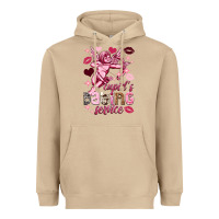 Mushroom Cupid's dating service Valentine's Day Heavyweight Hoodie - HowdyJamesFarm