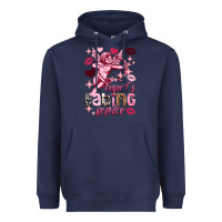 Navy Cupid's dating service Valentine's Day Heavyweight Hoodie - HowdyJamesFarm