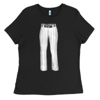 Black baseball uniform pant fa element Ladies Tee - FaDigitalArtStudio