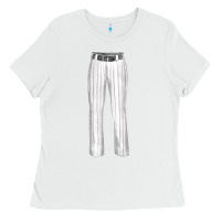 White baseball uniform pant fa element Ladies Tee - FaDigitalArtStudio