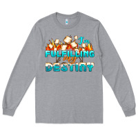 Heather Grey camp im fulfilling my destiny Long Sleeve Tee - NancyCooperArtShop