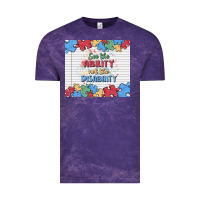 Cloud Purple see the ability not the disability Vintage Tee - MaliasSmallBusiness