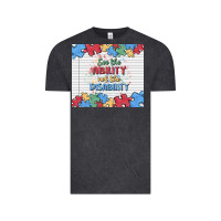 Vintage Black see the ability not the disability Vintage Tee - MaliasSmallBusiness