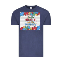 Vintage Denim see the ability not the disability Vintage Tee - MaliasSmallBusiness
