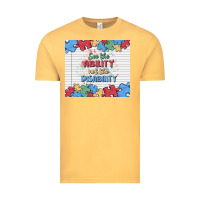 Vintage Mustard see the ability not the disability Vintage Tee - MaliasSmallBusiness