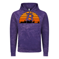 Cloud Purple bitcoin new orleans retro sunset Vintage Hoodie - Jasminsmagicworld