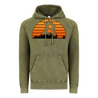 Vintage Olive bitcoin new orleans retro sunset Vintage Hoodie - Jasminsmagicworld