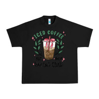 Black iced coffee social club Urban Heavy Tee - MaliasSmallBusiness