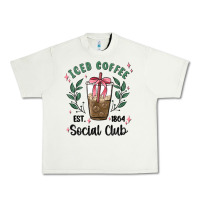 Pistachio iced coffee social club Urban Heavy Tee - MaliasSmallBusiness
