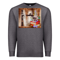 Charcoal Heather never retring from reading Premium Sweatshirt - TumblerDesignByShophia