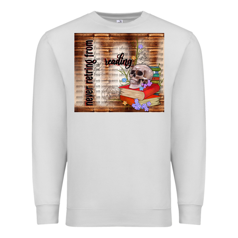 Never Retring From Reading Premium Sweatshirt by TumblerDesignByShophia | Teevron