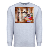 Heather Grey never retring from reading Premium Sweatshirt - TumblerDesignByShophia
