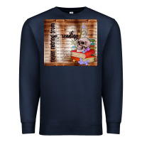 Navy never retring from reading Premium Sweatshirt - TumblerDesignByShophia