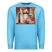 Ocean Blue never retring from reading Premium Sweatshirt - TumblerDesignByShophia