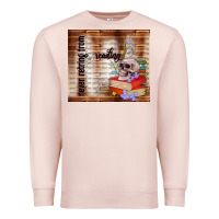 Pale Pink never retring from reading Premium Sweatshirt - TumblerDesignByShophia