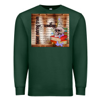 Sports Green never retring from reading Premium Sweatshirt - TumblerDesignByShophia