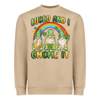 Mushroom lucky and i gnome it Heavyweight Sweatshirt - MaliasSmallBusiness