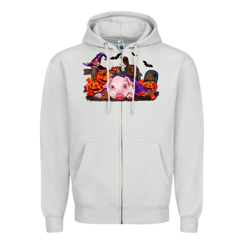 Halloween Baby Pig Zipper Hoodie by RanaPortraitStore | Teevron