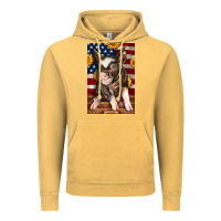 Vintage Mustard Western American Pig Vintage Hoodie - LillyAllenDesigns