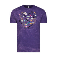 Cloud Purple nurse Vintage Tee - MaliasSmallBusiness