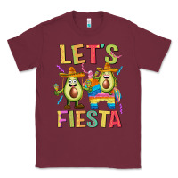 Burgundy let's fiesta Classic Tee - JahusDesignShop