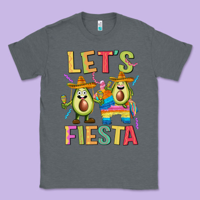 Let's Fiesta Classic Tee Designed By Jahusdesignshop