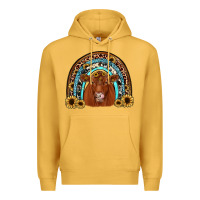 Mustard red angus rainbow Premium Hoodie - JahusDesignShop