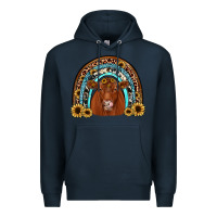 Navy red angus rainbow Premium Hoodie - JahusDesignShop