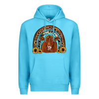Ocean Blue red angus rainbow Premium Hoodie - JahusDesignShop