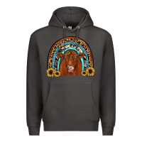 Smoke red angus rainbow Premium Hoodie - JahusDesignShop
