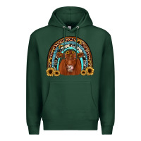 Sports Green red angus rainbow Premium Hoodie - JahusDesignShop