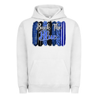 Pigment Lunar Rock Back the blue brushstrokes Urban Hoodie - FaDigitalArtStudio