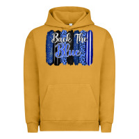 Pigment Peanut Butter Back the blue brushstrokes Urban Hoodie - FaDigitalArtStudio