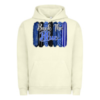 Pigment Pistachio Back the blue brushstrokes Urban Hoodie - FaDigitalArtStudio