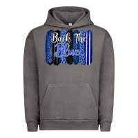 Pigment Tornado Back the blue brushstrokes Urban Hoodie - FaDigitalArtStudio