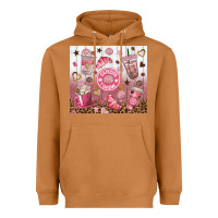 Meerkat cafecito y chisme with leopard tumbler tbs Heavyweight Hoodie - TumblerDesignByShophia