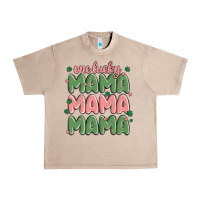 French Oak one lucky mama Urban Heavy Tee - MaliasSmallBusiness