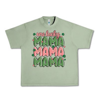 Oil Green one lucky mama Urban Heavy Tee - MaliasSmallBusiness