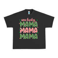 Pigment Black one lucky mama Urban Heavy Tee - MaliasSmallBusiness