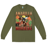 Army Green amarillo by morning Long Sleeve Tee - MaliasSmallBusiness