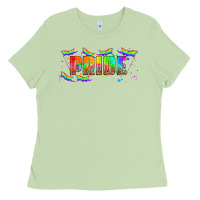 Matcha lgbtq pride  libbey glass Ladies Tee - HRA Design Shop