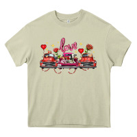 Mossy valentine's day farm trucks farm animals Heavy Core Tee - FaDigitalArtStudio