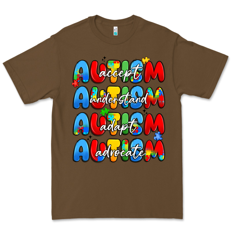 Autism Accept Understand Adopt Advocate Premium Tee by JahusDesignShop | Teevron
