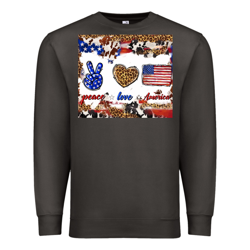 Peace Love America Premium Sweatshirt by TumblerDesignByShophia | Teevron