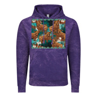 Cloud Purple turquoises gemstones cowhide highlands cow Vintage Hoodie - BarkalooDesign