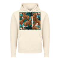 Vintage Artic turquoises gemstones cowhide highlands cow Vintage Hoodie - BarkalooDesign