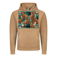 Vintage Camel turquoises gemstones cowhide highlands cow Vintage Hoodie - BarkalooDesign