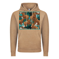 Vintage Coffee turquoises gemstones cowhide highlands cow Vintage Hoodie - BarkalooDesign